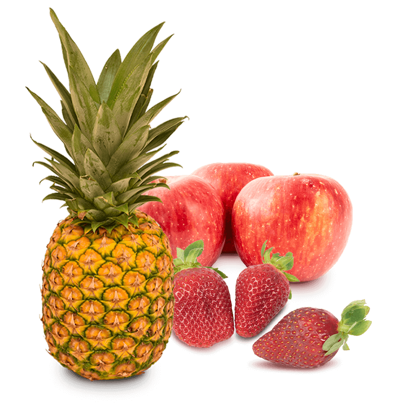 Cesta Fresón, Piña y Manzanas