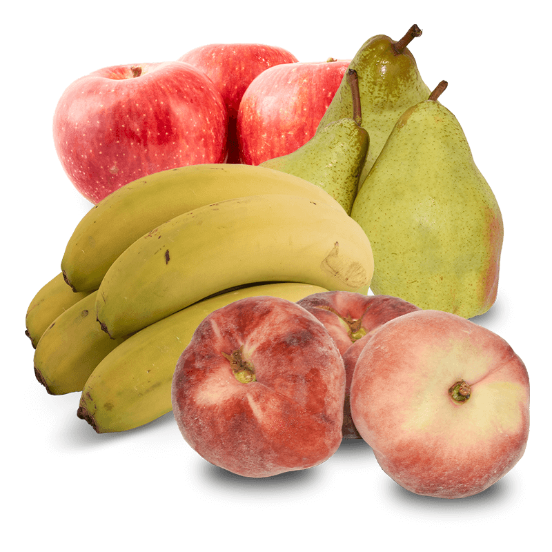 Cesta Paraguayos, Manzanas, Peras Condesa y Plátanos