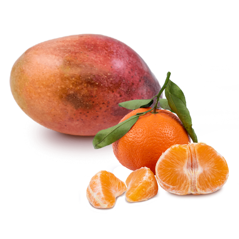 Cesta Mandarinas y Mangos