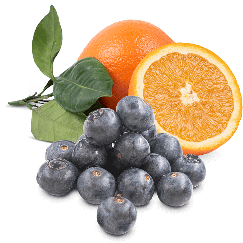 Cesta Naranjas y Arándanos