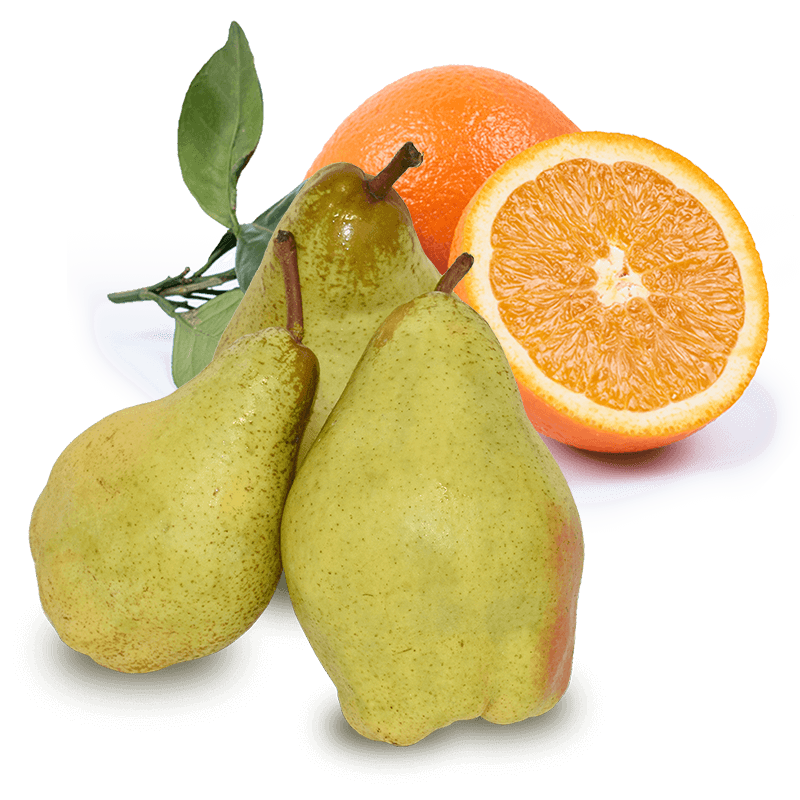 Cesta Naranjas de Zumo y Peras Condesa