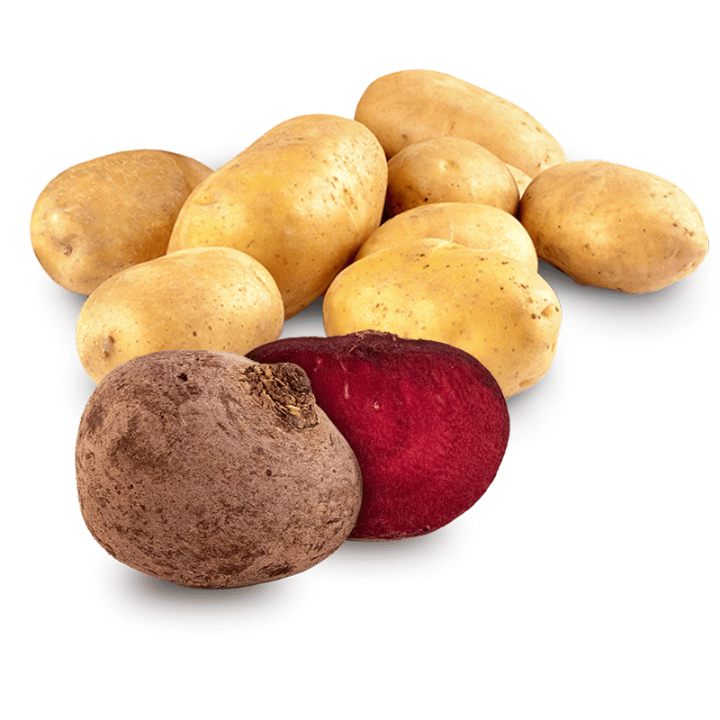Cesta Patatas y Remolachas