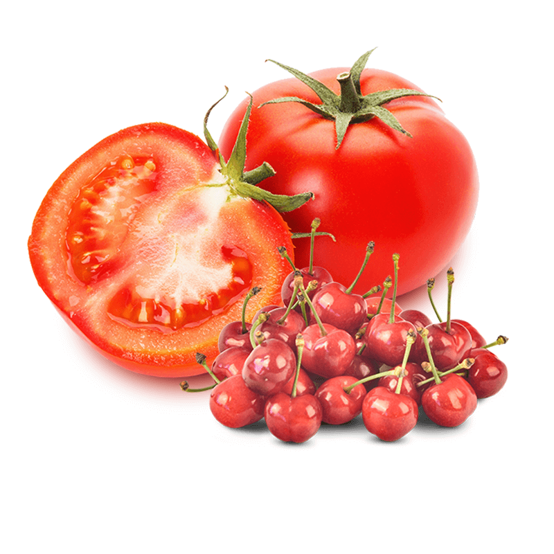 Cesta Cerezas y Tomates Valencianos Ensalada - FrutaMare