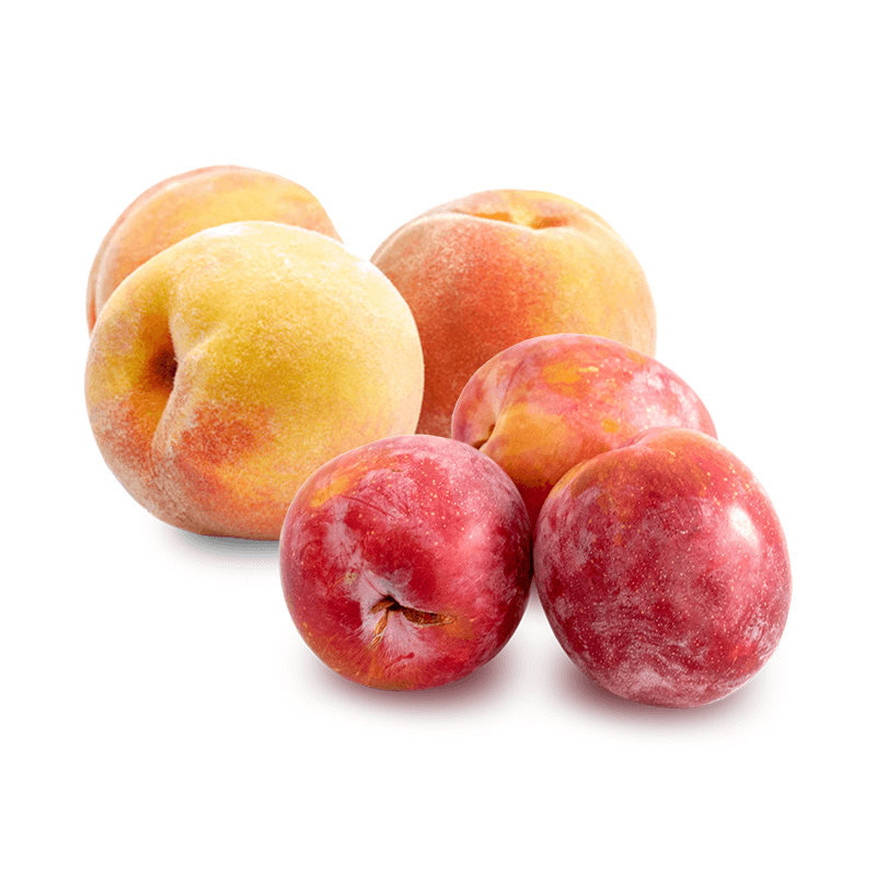 Cesta Ciruelas y Melocotones - FrutaMare