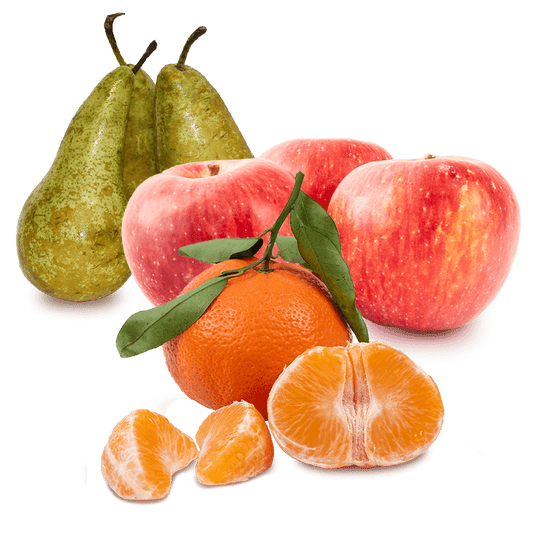 Cesta Mandarinas, Peras conferencia y Manzanas - FrutaMare