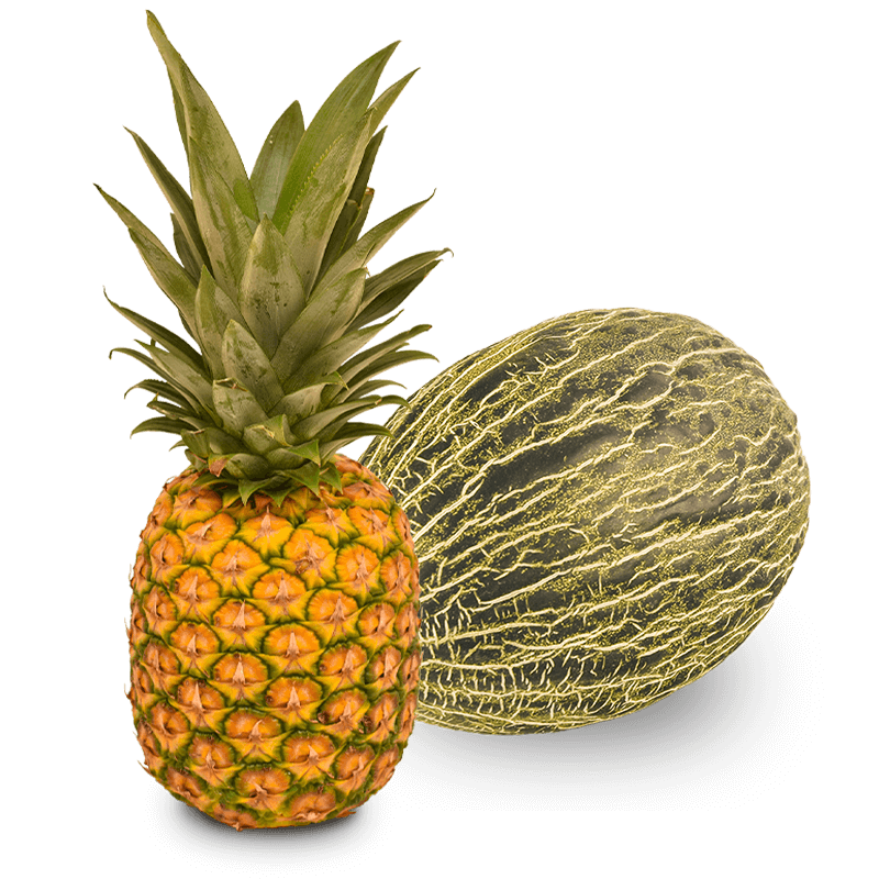 Cesta Piña y Melón - FrutaMare