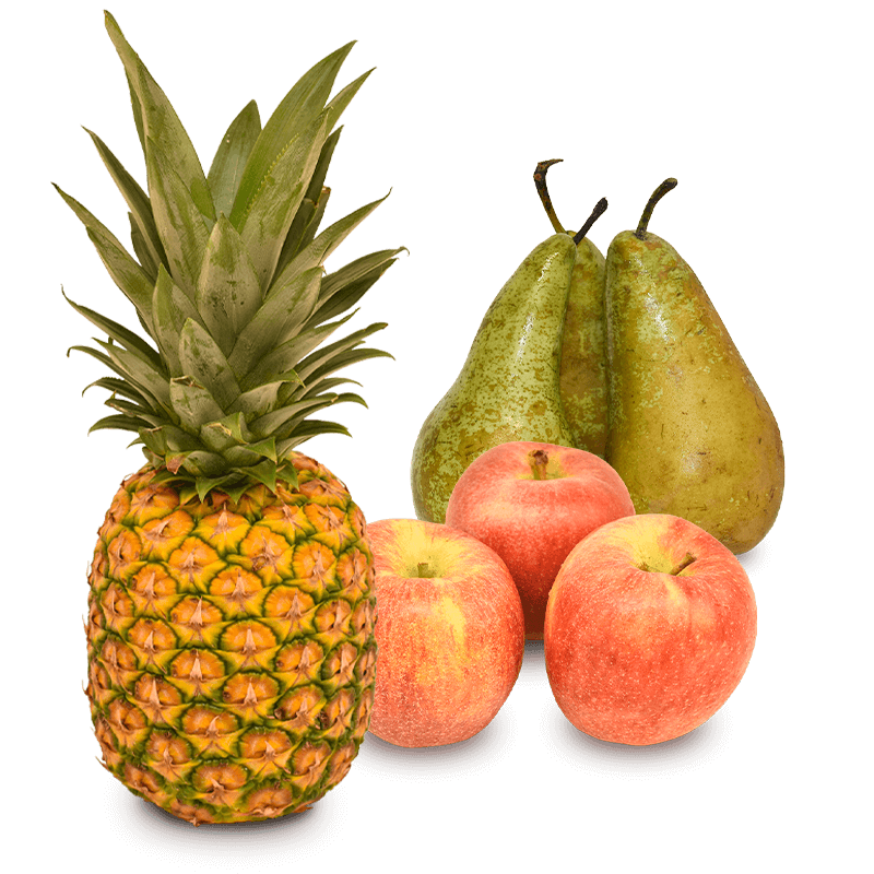 Cesta Piña, Manzanas y Peras - FrutaMare