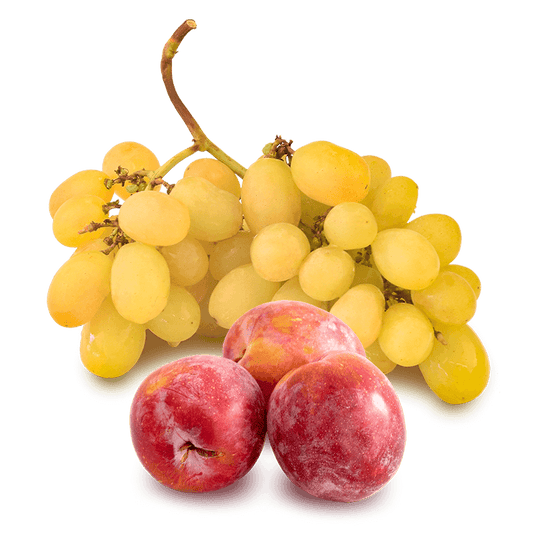 Cesta Uva blanca y Ciruela - FrutaMare