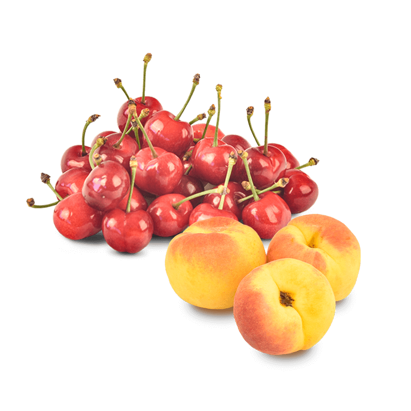 Cesta Cerezas y Albaricoques - FrutaMare