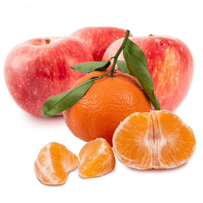 Cesta Mandarinas y Manzana - FrutaMare