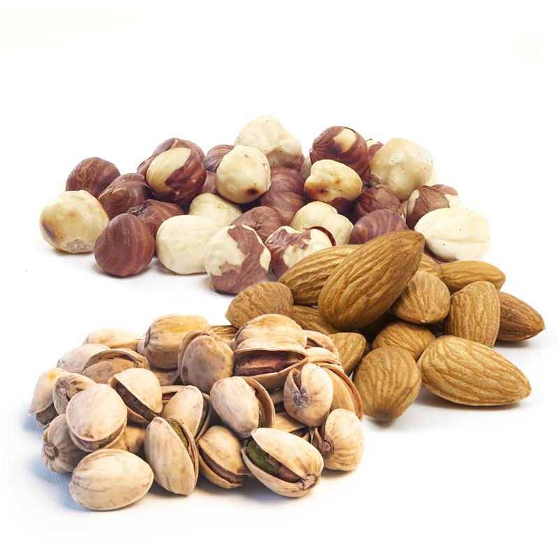 Cesta Pistachos, Almendras y Avellanas - FrutaMare