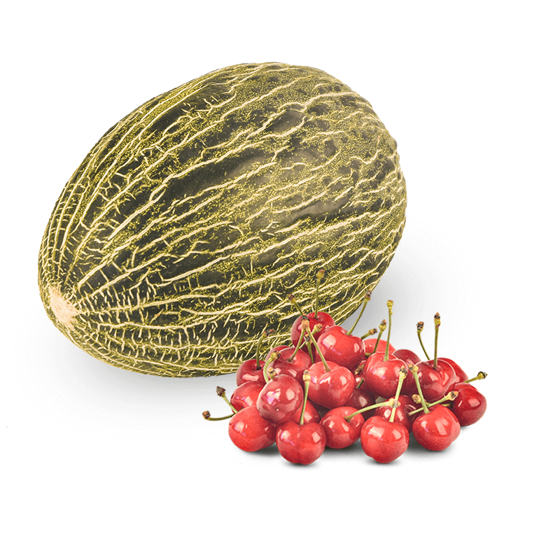 Cesta Melón y Cerezas - FrutaMare