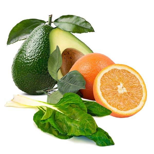 Cesta Naranjas de Zumo, Aguacates y Acelgas - FrutaMare