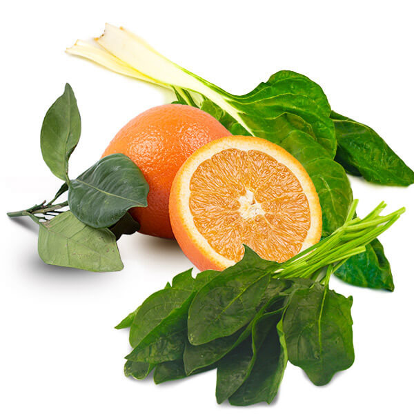 Cesta Naranjas de Zumo, Acelgas y Espinacas - FrutaMare