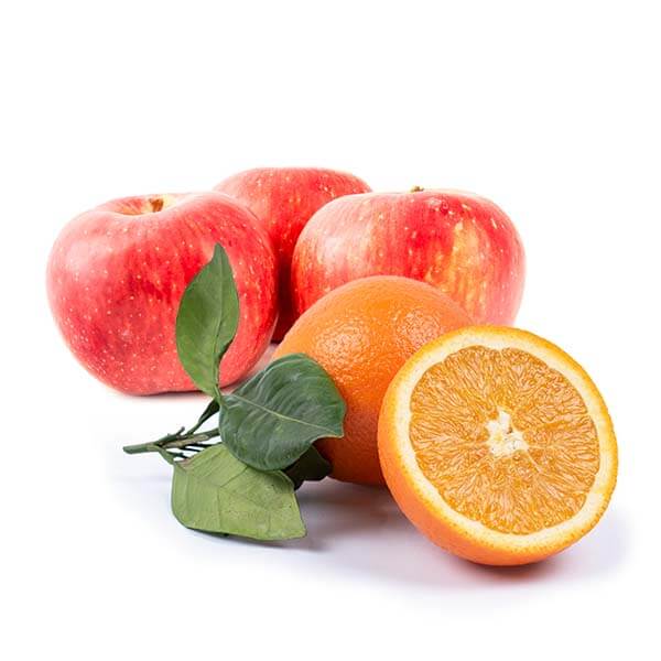 Cesta Naranjas de Zumo y Manzanas - FrutaMare