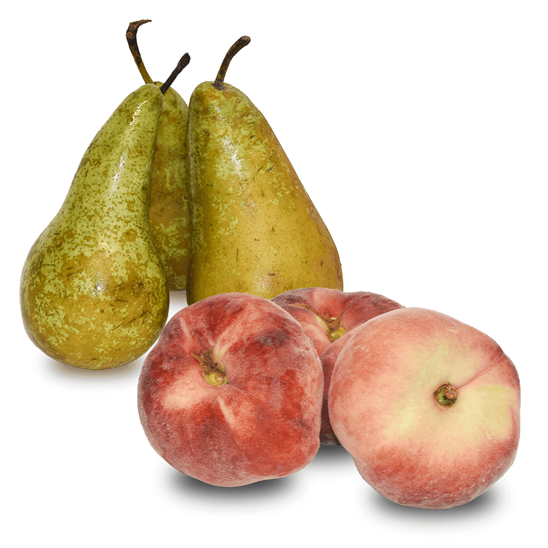 Cesta Paraguayo y Pera Conferencia - FrutaMare