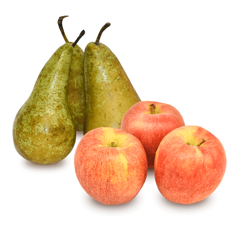 Cesta Pera Conferencia y Manzana - FrutaMare