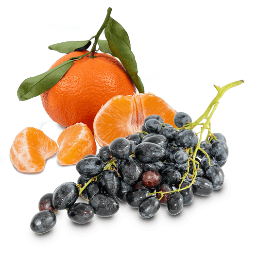 Cesta Uva negra y mandarinas - FrutaMare
