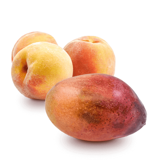 Cesta de Mangos y Melocotones