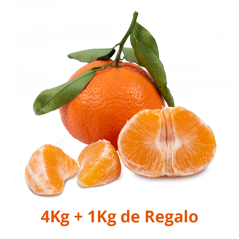 Mandarinas 4Kg + 1Kg de Regalo