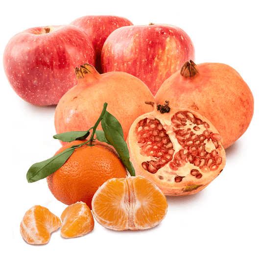 Cesta Mandarina, Manzana y Granada - FrutaMare