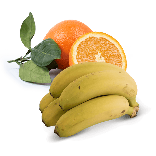 Cesta Naranjas de Mesa y Plátanos - FrutaMare