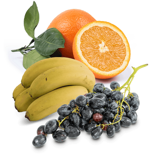 Cesta Naranjas de Zumo, Uva Negra y Plátanos - FrutaMare