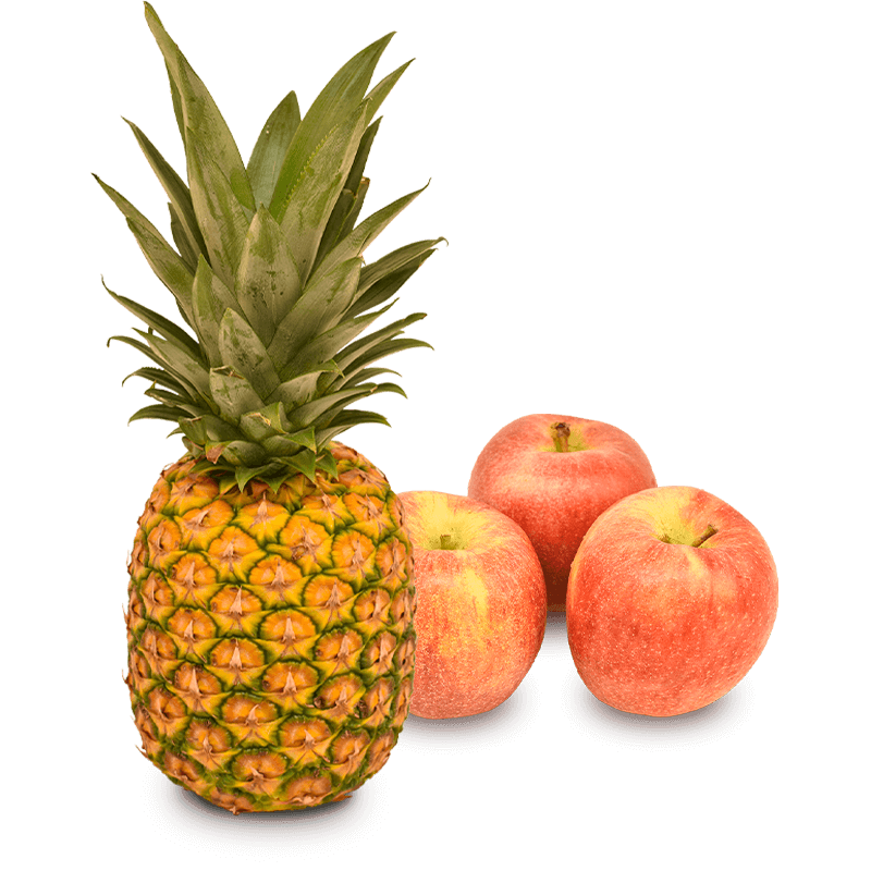 Cesta Piña y Manzanas – FrutaMare