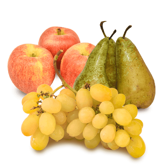 Cesta Uva blanca, Manzanas y Peras Conferencia - FrutaMare