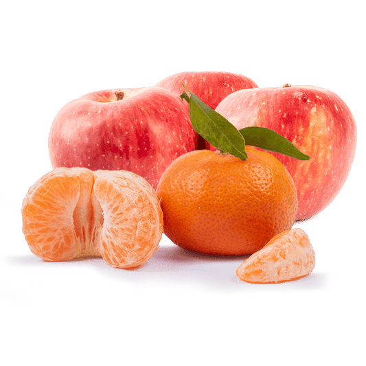 Cesta Mandarinas y Manzanas Fuji - FrutaMare