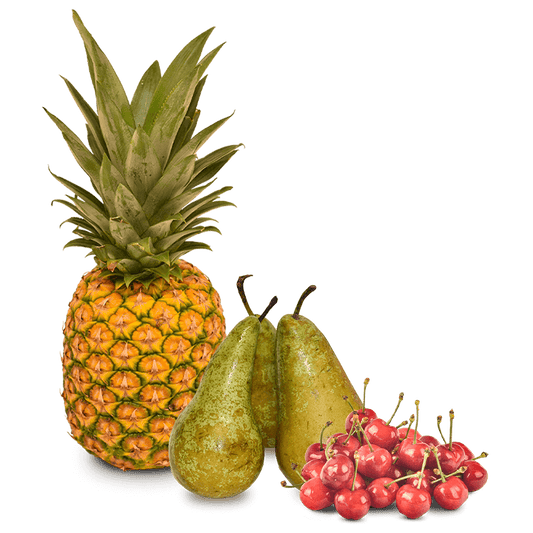 Cesta Piña, Peras Conferencia y Cerezas - FrutaMare
