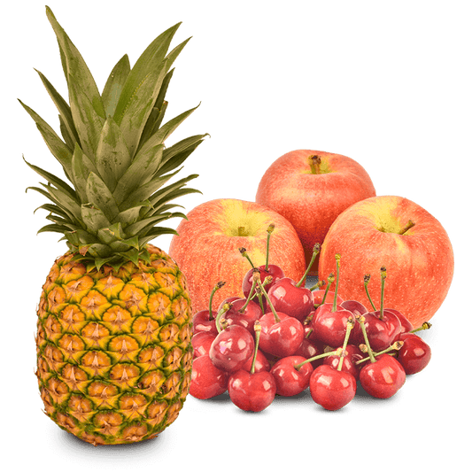 Cesta Piña, Manzanas y Cerezas - FrutaMare