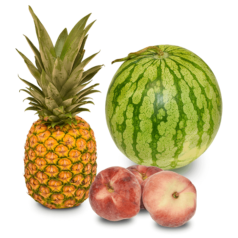 Cesta Sandía, Piña y Paraguayos – FrutaMare
